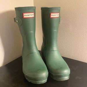 Women's Original Short Rain Boots: Hunter Green